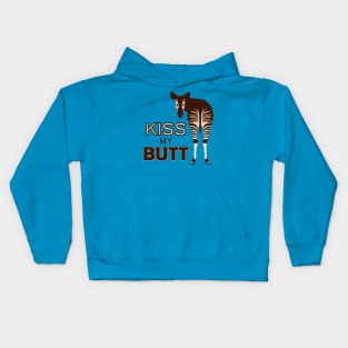 Kiss my butt Kids Hoodie